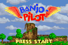 Banjo-Pilot title screen for GameBoy Advance